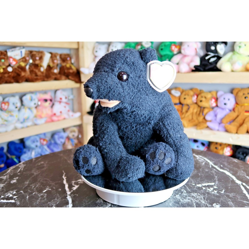 TY Beanie Buddy - Cinders the Bear | MWMT | Vintage‎ | Rare